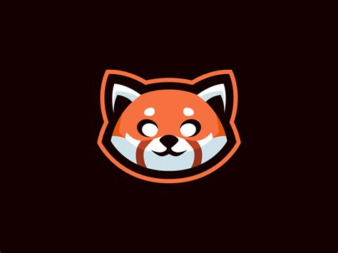 Red Panda Mascot Logo by Arez on Dribbble