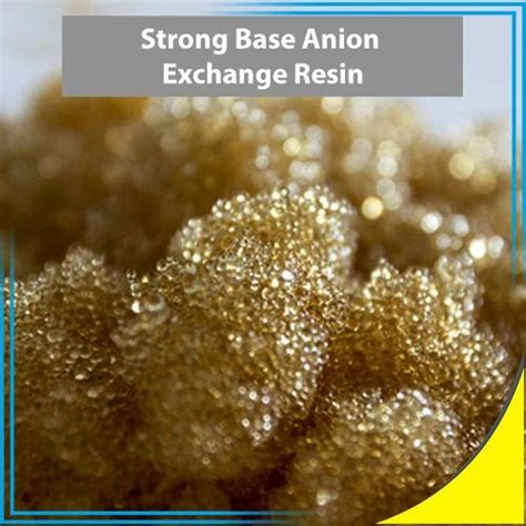 Strong Base Anion Exchange Resin, Pack Size: 25 Ltr, | ID: 17367799073