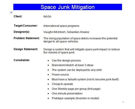 Space Junk Removal