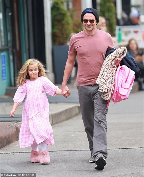 Bradley Cooper is every inch the doting dad as he spends time with his adorable daughter Lea, 5 ...