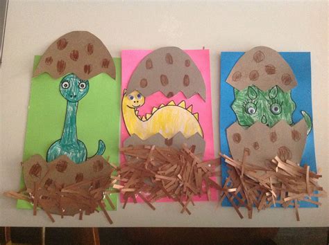 Fun Dinosaur Crafts For Preschoolers Preschool Job Chart Pictures