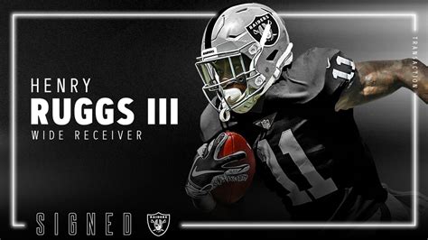 Raiders sign first-round pick WR Henry Ruggs III