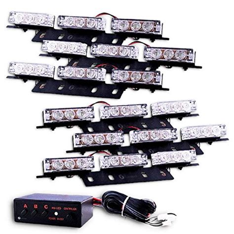 Zone Tech 54X LED Emergency Warning Strobe Lights Bar - Premium Quality ...