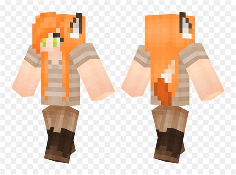 Minecraft Fox Ears Skin, HD Png Download - vhv