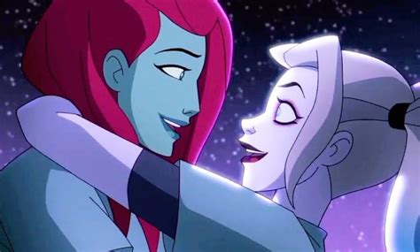 Harley Quinn and Poison Ivy's first canon kiss was edited by DC Comics