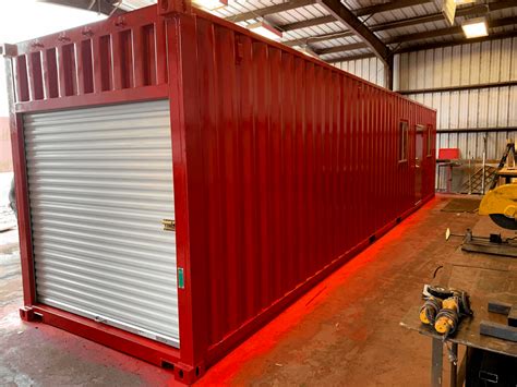 Shipping Container Gallery | Container office, Shipping container office, Roll up doors