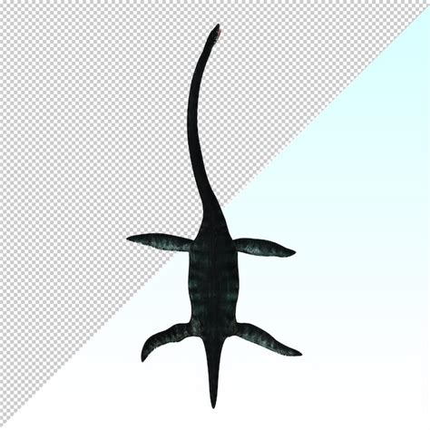 Premium PSD | 3d plesiosaurus sea reptile dinosaur