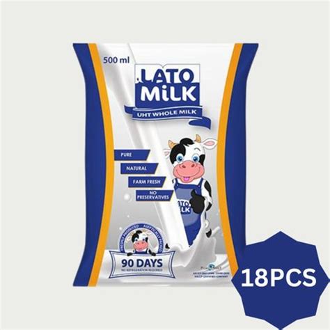 Lato Milk UHT Whole Milk 500ml 18 Pcs @ Best Price Online | Jumia Kenya