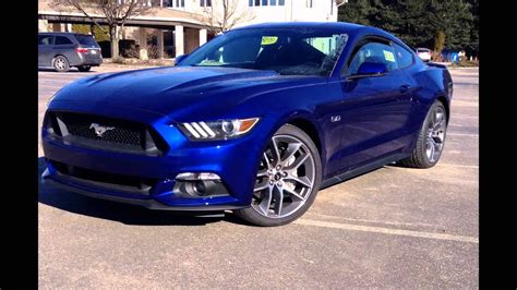 2016 Ford Mustang GT Deep Impact Blue - YouTube