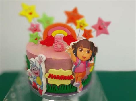 Dora Bujji cake - Decorated Cake by Samyukta - CakesDecor