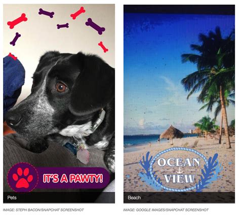 Snapchat's New Filters Recognize Food, Pets, and More | iPhone in Canada Blog