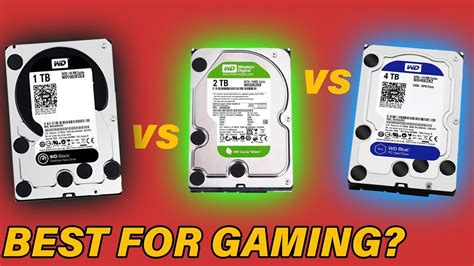 Best WD Drives for Gaming? Black vs Blue vs Green - YouTube