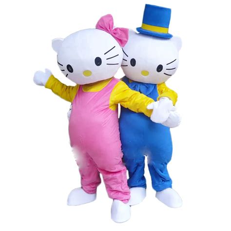 Aliexpress.com : Buy New Hello Kitty Mascot Costume Adult Size cat ...