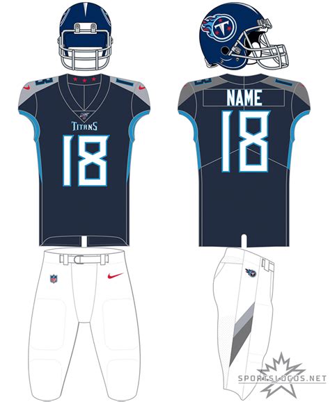 Tennessee Titans Home Uniform - National Football League (NFL) - Chris ...