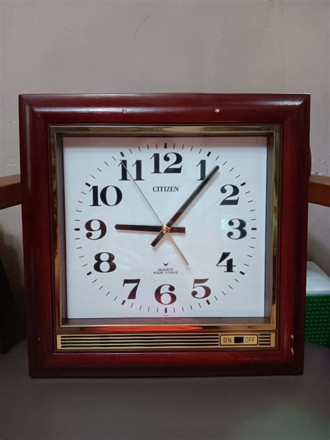 Vintage Citizen Wall Clock on Carousell