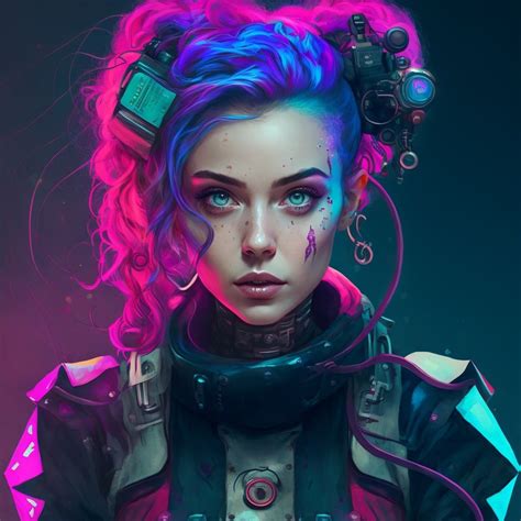 Cyberpunk Rpg, Cyberpunk Girl, Cyberpunk Character Art, 3d Model ...