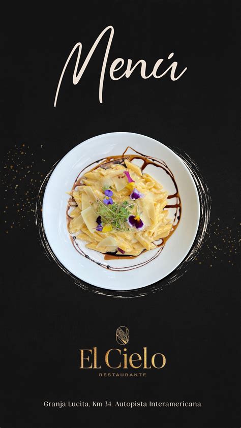 Menú de Restaurante, El Cielo by ConikStudio - Issuu