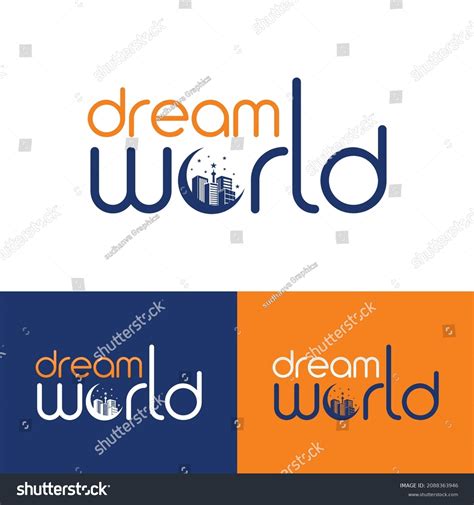 Dream World Logo Design Real Estate Stock Vector (Royalty Free ...