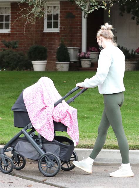 Sophie Turner – With her baby Willa out for a walk in Los Angeles-03 ...