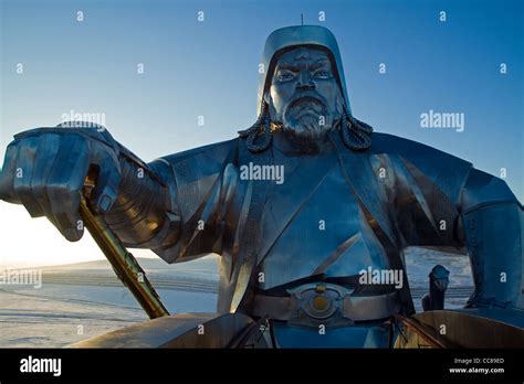 Genghis Khan Statue Ulaanbaatar Mongolia Stock Photo - Alamy