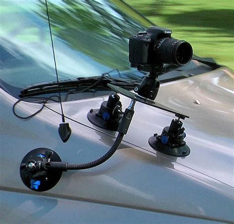 ALZO Three Point Car Camera Mount with Triangle Plate and 3 Suction Mo - ALZO Digital