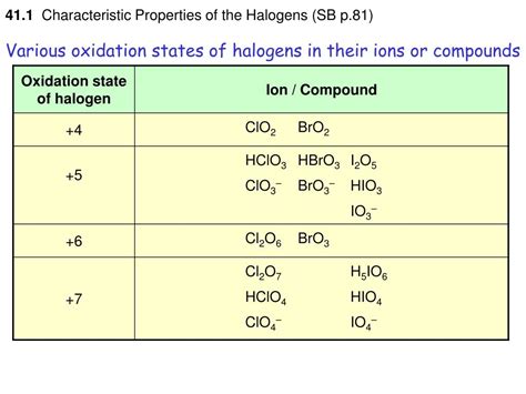 PPT - The Halogens PowerPoint Presentation, free download - ID:2972542