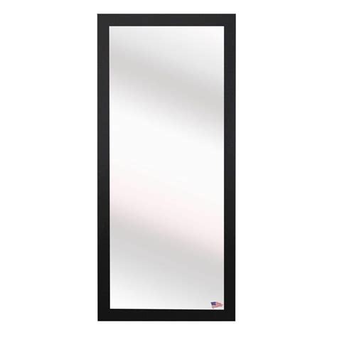 Latitude Run® Rectangle Black Full Length Wall Mirror & Reviews | Wayfair