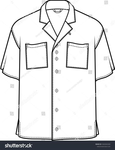 Mens Shirt Sketch Shirt Drawing Vector: เวกเตอร์สต็อก (ปลอดค่าลิขสิทธิ์ ...