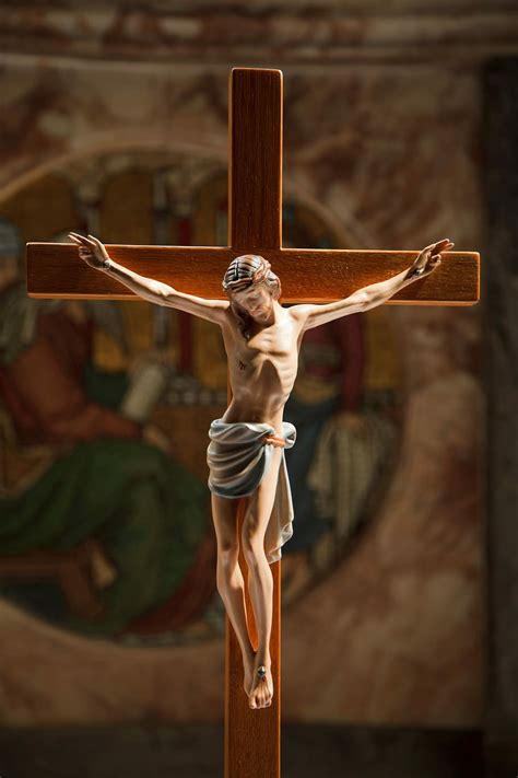 HD wallpaper: Crucifix statue photo during daytime, jesus, god ...