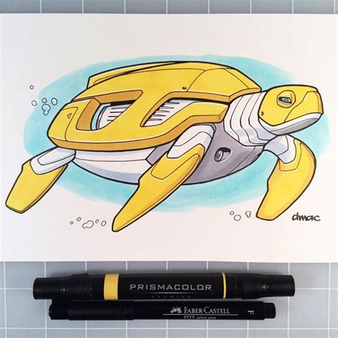 March of Robots Day 23: Sea Turtle by D-MAC on DeviantArt | Robots ...