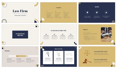 Law Firm Free PowerPoint Template and Google Slides Theme