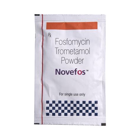 Novefos Sachet Fosfomycin 3 Gm Sachet at Rs 360/pack | Fosfomycin ...