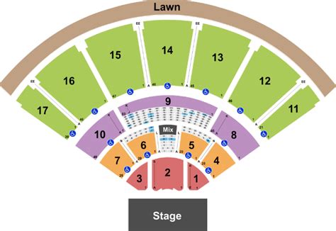 Midflorida Amphitheatre Tampa Seating Chart | Elcho Table