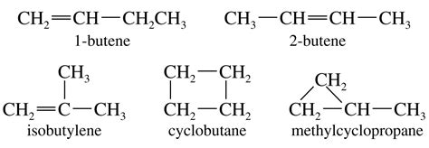 How many alkenes (only structural isomers) are possible with the molecular formula C4H8