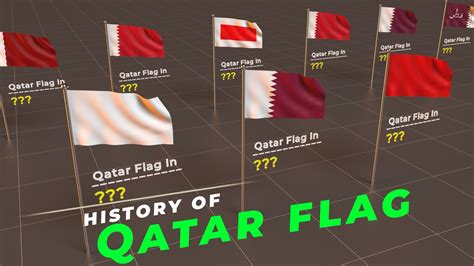 Evolution of Qatar Flag | History of Qatar Flag | Flags of the World | - YouTube