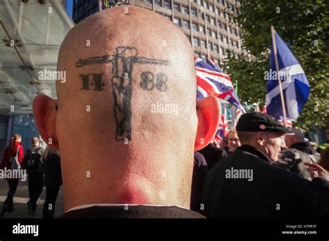 British far-right organisation: The National Front (NF) hold their annual Remembrance Day march ...