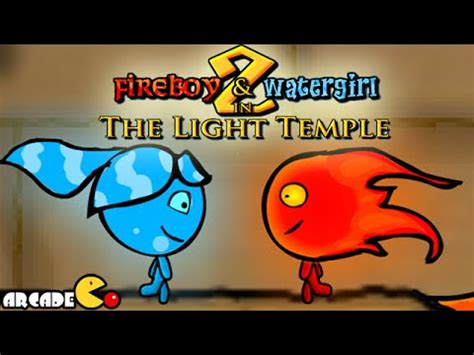 Fireboy And Watergirl - The Light Temple Walkthrough All Levels - YouTube