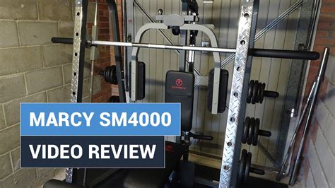 Marcy SM4000 Home Gym Smith Machine - Video Review - YouTube