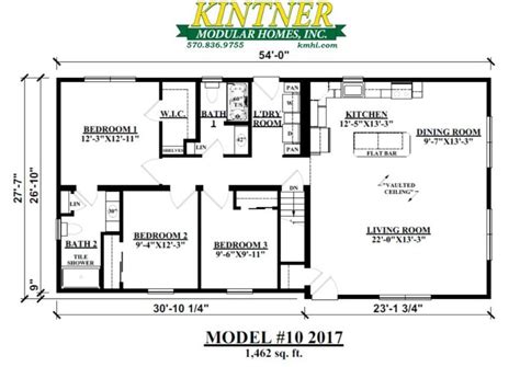 Ranch with Vaulted Ceiling 3BR - Kintner Modular Homes