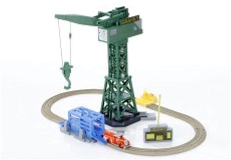 Thomas Trackmaster CRANKY & FLYNN SAVE THE DAY Remote Motorized Crane ...