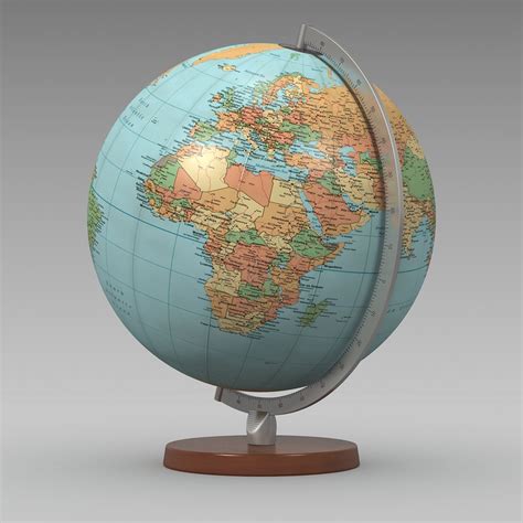 3d model world globe