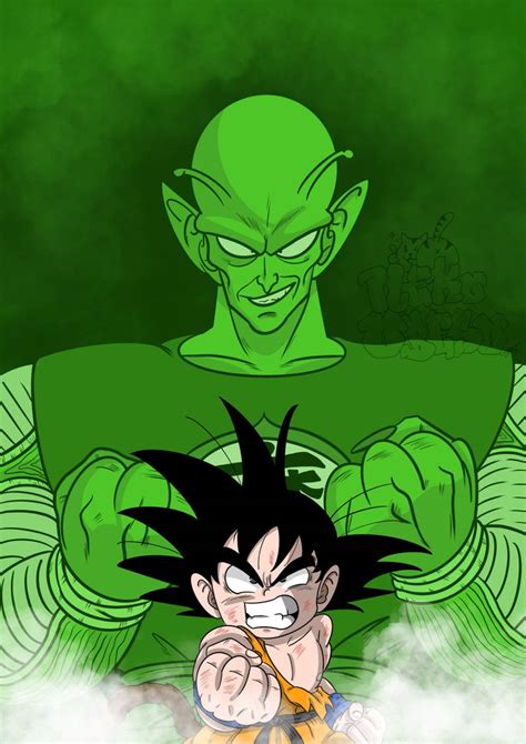 Kid Goku vs King Piccolo by nekoobeso on DeviantArt