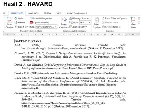 Daftar Pustaka Harvard Style – newstempo