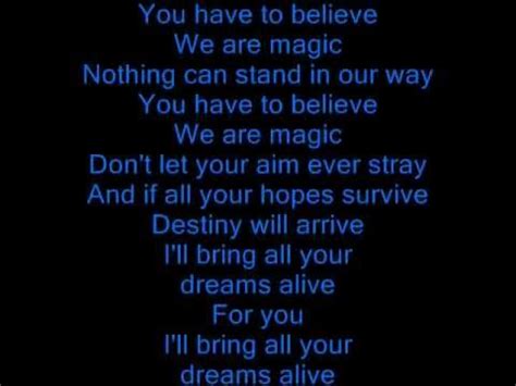 Olivia Newton John Magic (lyrics) - YouTube