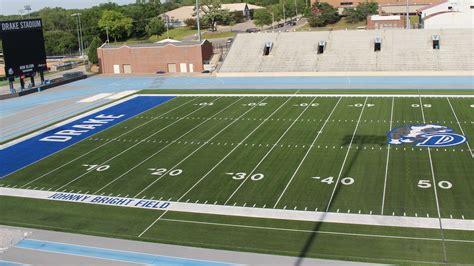 Bulldogs Unveil New FieldTurf At Drake Stadium - Drake University Athletics