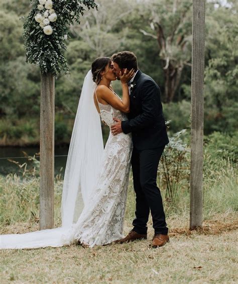 Courtney in the ROSA gown | Grace loves lace, Wedding veil accessories ...