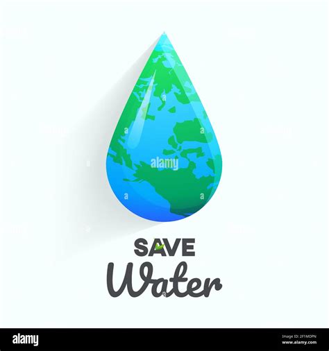 save water graphic design vector or background greeting card or poster for campaign Stock Vector ...