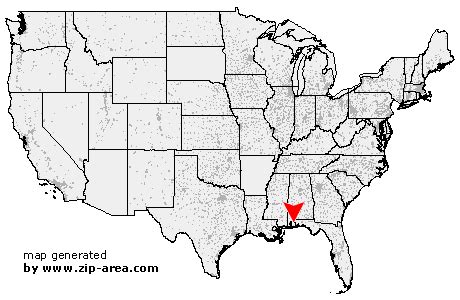 US Zip code Robertsdale - Alabama