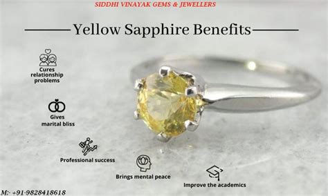 Top 10 Astrology Benefits of Wearing Yellow Sapphire (Pukhraj) Gemstone