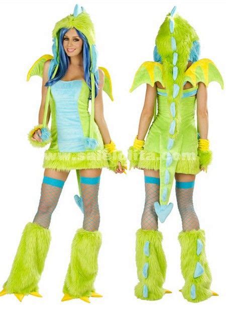 Women Grass Green Dinosaur Animal Costumes | Cute rave outfits, Valentines costume, Cute ...